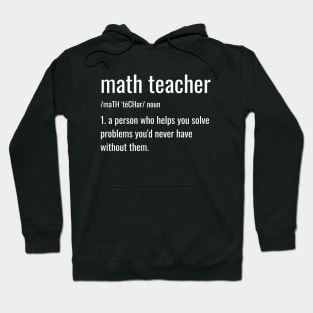 Funny Math Teacher Joke Hoodie